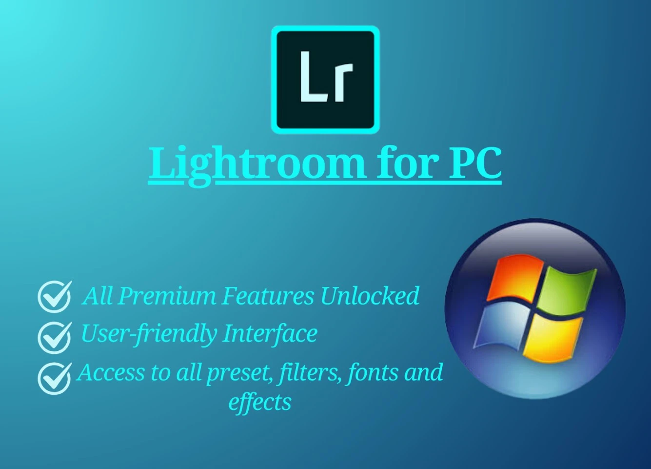 Lightroom mod apk for pc