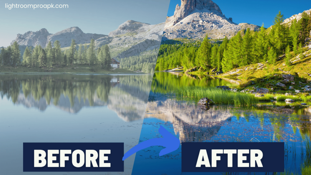 Before and After lightroom pro